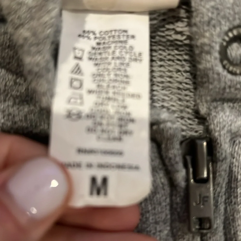 Junk Food Clothing Gray Sweatshirt Hoodie Soft Cotton Blend